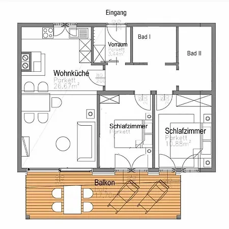 Apartment Premium Am Weissensee